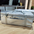 Sac allongé voyageant pour des bols en cristal clair